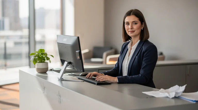 Hôte et Hôtesse d’accueil : fiche métier, missions, salaire et offres d’emploi